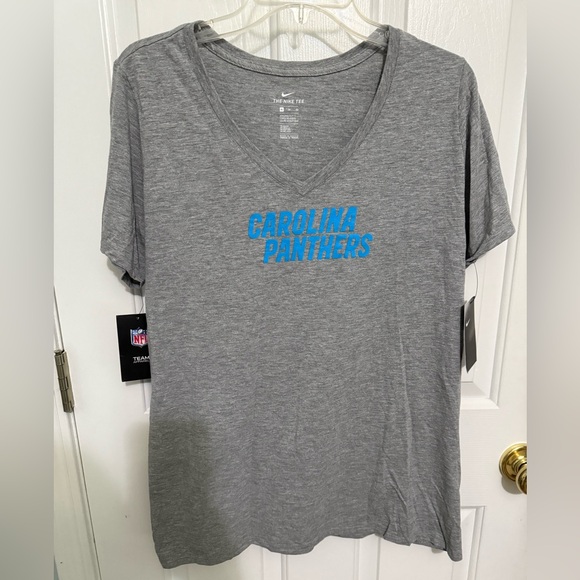 Nike Tops - Nike Gray Carolina Panthers Tee *NEW WITH TAGS*